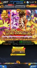 Dragon Ball Legends Global | 75,000-80,000 Crystals | 0-4 LF | Android Only