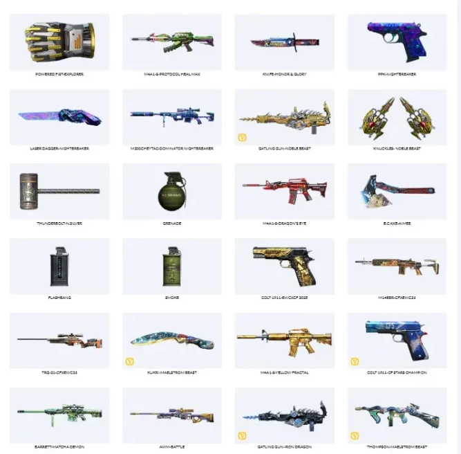 CrossFire NA | Lieutenant General | AK-47 Noble | M200 Noble | 194 Weapons