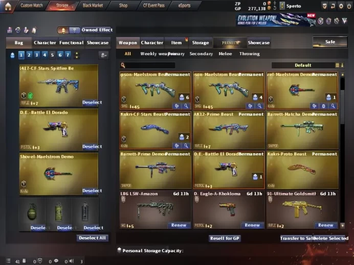 CrossFire West | Staff Sergeant | Thompson Maelstrom Beast | AK12 Iron Dragon | Prime Beast Kiko