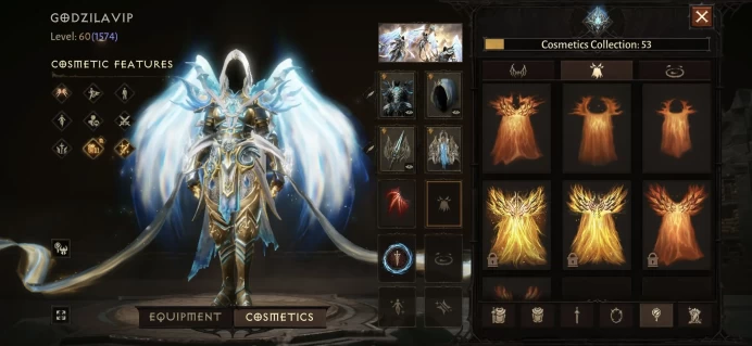 Diablo Immortal | EU Blood Rose | Tempest 3233 Res | 61.8K CR | Paragon 1574