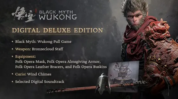 Black Myth: Wukong | Deluxe Edition | Steam PC | Native Mail