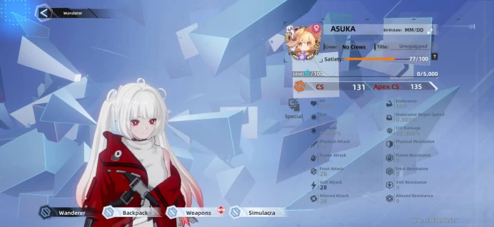 Tower of Fantasy | Level 6 | EU Astora | 135 Red Nucleus | Asurada | 3 SSR | SSR Box | 65 Gold Nucleus