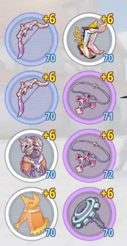 Server 1101 | Luk 78/50 | Circle +70 | Weapon +8 | Armor +9