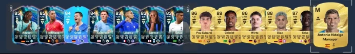 EA Sports FC 27 | Steam PC | 500K Coins | Pepe (Debut Icon), Paulo Futre (Hero), Micah Richards, David Luiz (Hall of FUT), Saliba, Barcola