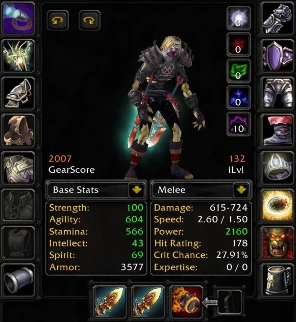 Wow Season Of Discovery | Level 70 Undead Rogue | 2100 GS PvP | 2000 GS PvE | Spineshatter EU