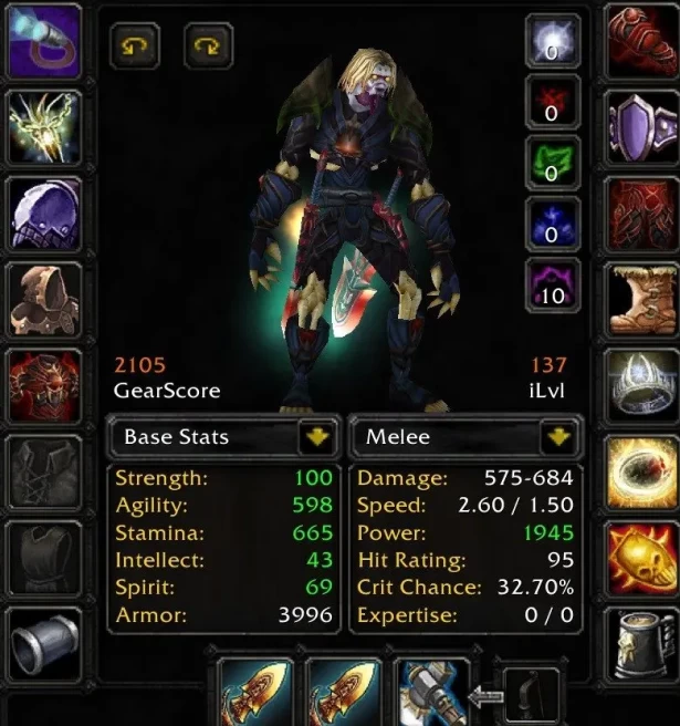 Wow Season Of Discovery | Level 70 Undead Rogue | 2100 GS PvP | 2000 GS PvE | Spineshatter EU