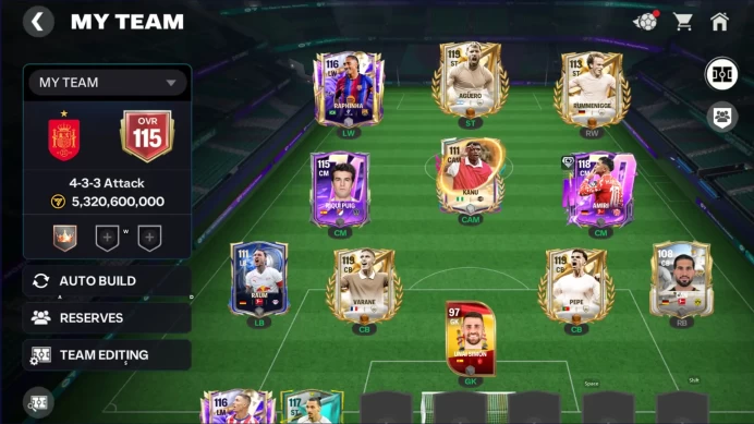 FFM1060 // 21.000 gems / / Varane 119 / / Pepe 119 / / Amir 118