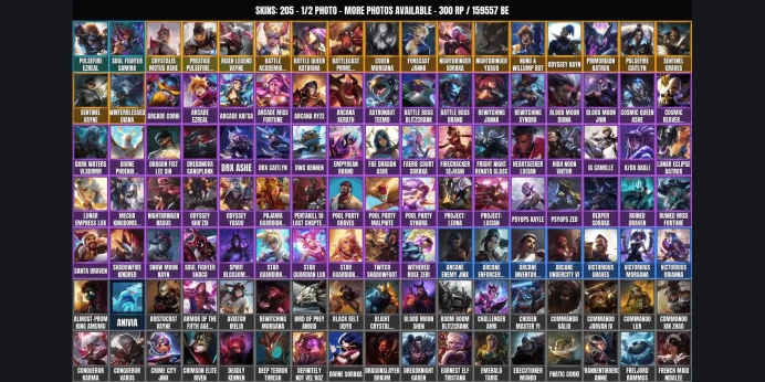 [EUNE] 205 skins ✨ 172 champions ⚡ 159557 BE ⭐ Level 328 ✨ Soul Fighter Samira ✅ Pulsefire Ezreal ⚡ Crystalis Motus Ashe