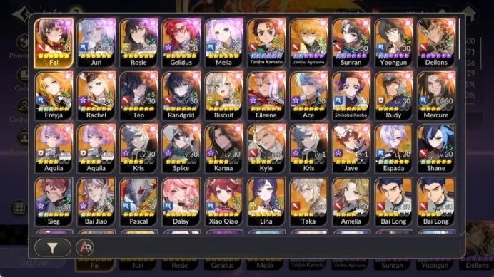 Global|Full EX7(FaiTC0,GelindusTC0,MeliaTC0,JuriTC0,RosieTC0)|6TC6(Tanjiro,Karon,Yui,Evan,Azura,etc)|Netmarble| 7KR146B