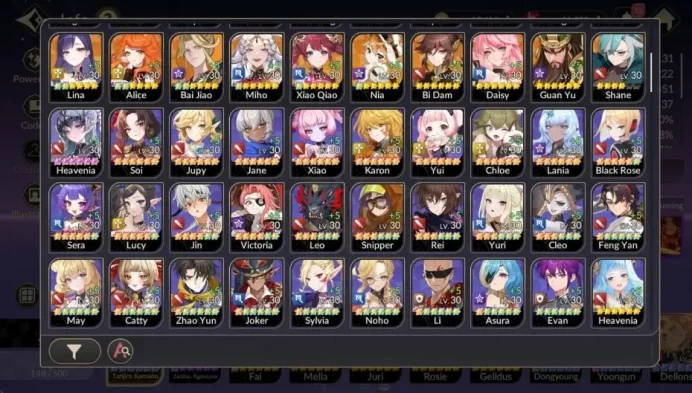 Global|Full EX7(FaiTC1,GelindusTC0,MeliaTC0,RosieTC0,JuriTC0)|8TC6(Tanjiro,Donyoung,Yoongun,Dellons,etc)|Netmarble| 7KR150B