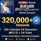Global | 320,000 Diamonds | 45 Random 3-Star | 1-3 3-Star Ticket
