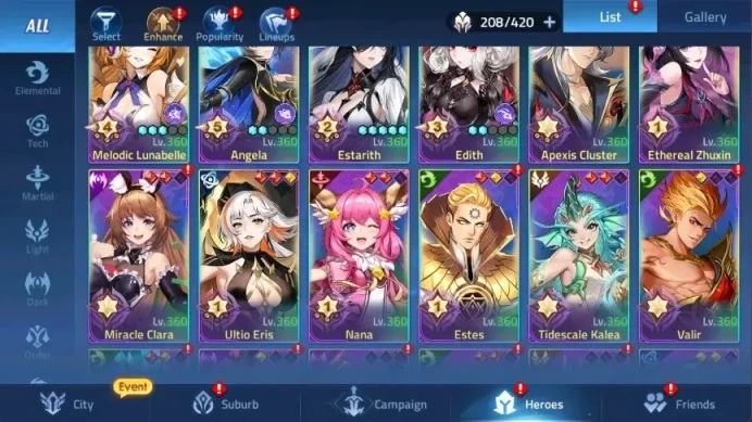 Global 70***|Lv.168|Camp 63-4|VIP 9|Power: 126M|22 Awakening|Hero 208|9 UR|3 Epic|Diamond 111,259|Check SS MLA188B