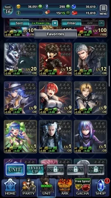 Global|Rank 16|Full Mushoku(Roxy,Eris,Rudeus G)+(Tilith,Vergil,Rimuru)+(SM Sera,Arkh KoD,etc)|3UR 1LR 45SSR Ark|CodeOnly|LC1638