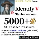 Identity V | Global NA/EU Server | 5000+ Clues | Starter Account | Android/iOS