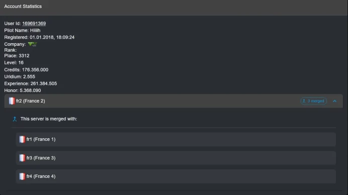 Darkorbit France 1-2-3-4 | 8 Iris + 10 Havoc + 2 Hercules | 74 LF4 + 6 B03 | 20 Pilot Points