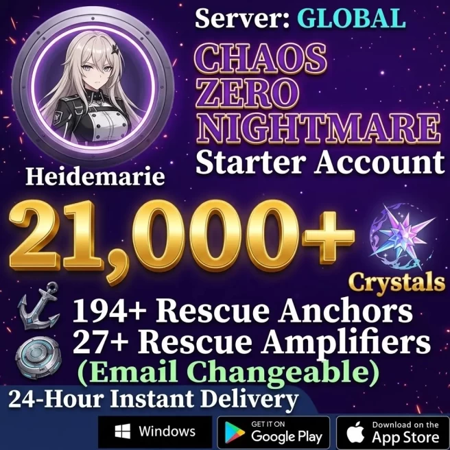 Global | Heidemarie | 21000+ Crystals | 194+ Rescue Anchor