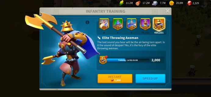 58M Power T5 Infa Cava - 6 Legendary Commanders Expertise - 961 Golden Heads - VIP 14 - 500K+ T5 Troops - 390 Golden Keys - 9.3bn Resources #579