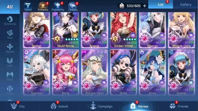 Global 70***|Lv.572|Camp 86-40|VIP 11|Power: 30868M|45 Nexus|69 Awakening|Hero 533|13 UR|21 Epic|Check SS MLA193B