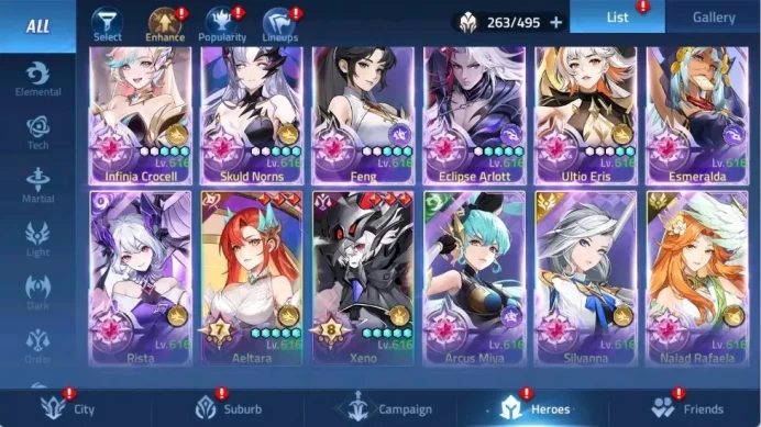 Global 70***|Lv.301|Camp 77-23|VIP 10|Power: 2412M|14 Nexus|72 Awakening|Hero 263|13 UR|8 Epic|Check SS MLA194B
