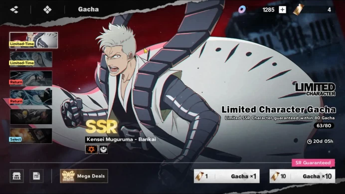 Nuverse SEA |Lv 57|6 SSR 6 Sign (Uryu B4,Kisuke B1,Byakuya,Tosen,Komamura,Bambietta)|Log Google|Check SS BSR212B