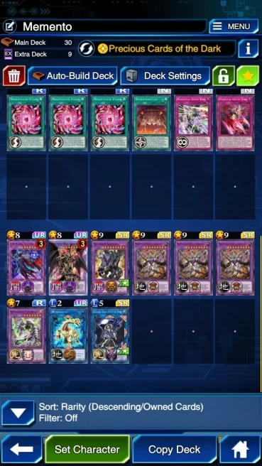 Duel Links|Many Meta Deck(Memento,Shining Horus,DM,Blue Eyes,Shaddoll,SS,Cyber Dragon,Hero etc)|Good Staple|9999+ gems|DL022B