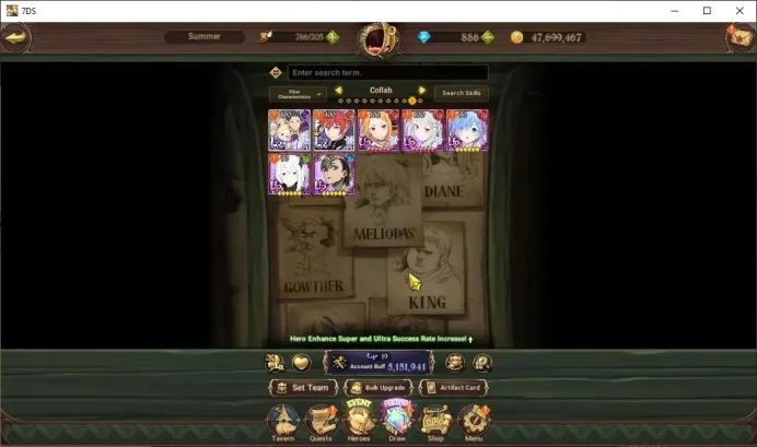 Asia|5.1M CC|69 LS +887 DM|8 LR, 10 UR +Re:ZERO|LMeli6/6,Subabea2/6,Reinhard2/6,PEli,2/6,NMeli,Brunhild Etc|Code Only|SDS5297