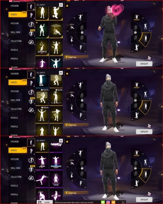 Free Fire Bangladesh | Level 72 | Grandmaster Rank | 4 Prime | Black T-Shirt