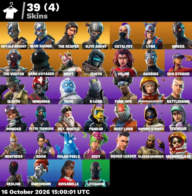 Fortnite | 39 Skins | Level 679 | 850 V-Bucks | Floss Royale Knight