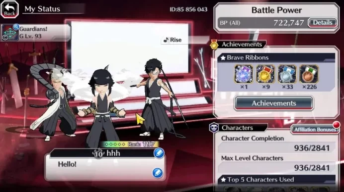 Global | 40K Orb| Aizen TYBW, Kensei TYBW, Ulquiorra 11th Anniv| Fresh Main Story and Side| KlabID|Check SS BBS814Z