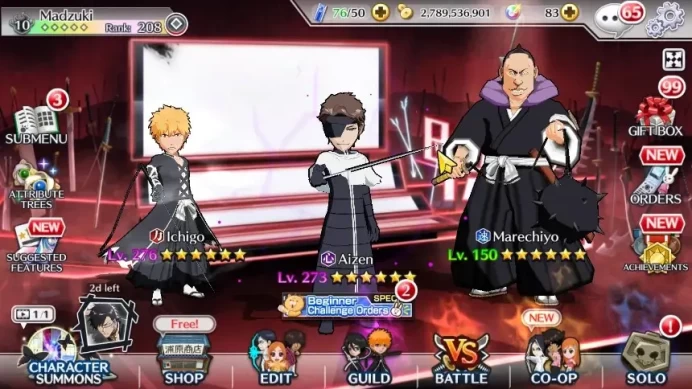 Global|1.3M BP|5 MT (Ichigo and Aizen TYBW, Ulquiorra and Grimmjow 11th Anniv)|Fresh Story and Side|KlabID|Check SS BBS809Z