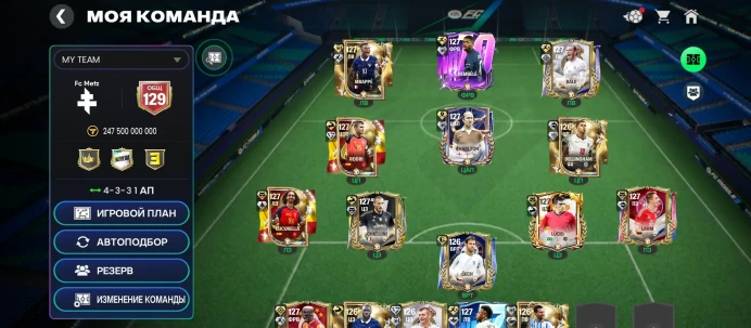 Ea Sports Fc Mobile | Rating 129 | 20B Coins | 90K Gems | 40K Puzzle Pieces
