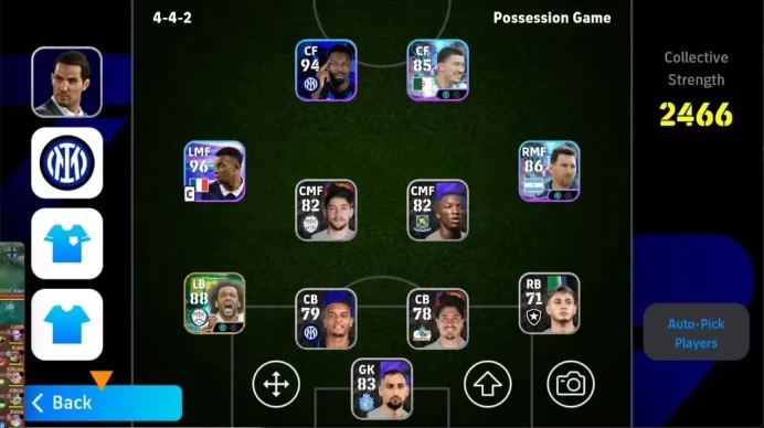 Mobile |PW 2466|Epic Pepe,Shwt IbrahimMaza LionelMessi |Coach DamiaGranero| EFB4065B
