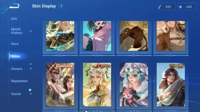 Hero 116|Skin 107|Sanxingdui Hou Yi,LNY2024 Da Qiao,DanDaDan Daji,AoT Mayene & Heino,Worldy Angela & LiuBei|Log Infinite|HOK2150