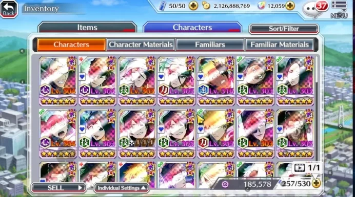 Global|BP 1,3M+12K Orb|Fresh ALL Story|14 MT|TYBW26 Kansei,Aizen,Byakuya,Rukia,2Bambita,2Shunsui,Etc|19 Char 5/5|KlabID|BBS3088