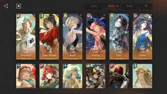 Global|Lv 77|54 SSR 9 Limit|Liang Yue P2,The Twins P1,Rhiannon P1,Anjo P1,Heron,Beryl,Nautika,Lucy,Ezio +Psy|Bluepoch|RVS2060