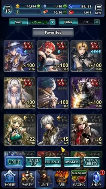 Global|Rank 13|Full Mushoku Tensei (Roxy,Iris,Rudeus)|Top Tier (G Lilaha,SS Lenius,SM Sera)|1 LR & 20 SSR Ark|Code Only|LC1644