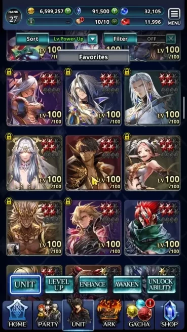 Global|Rank 27|91K Crystal|Mushoku (Rudeus Greyrat)|(Lenius Unbound,Arkh KoD,SM Sera,etc)|9 UR,3 LR,65 SSR Ark|Code Only|LC1645