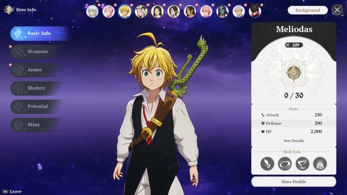 The Seven Deadly Sins Origin | Europe Start Account | Meliodas | Merlin | Drake | Guila