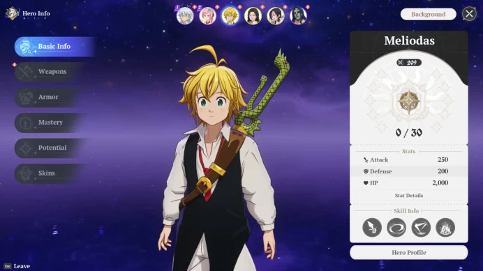 The Seven Deadly Sins Origin | Europe Start Account | Meliodas | Merlin | Guila