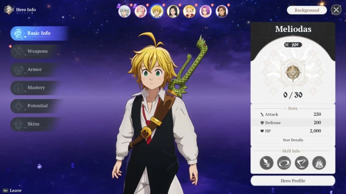 The Seven Deadly Sins Origin | Europe | Start Account | Meliodas, Lancelot, Guila