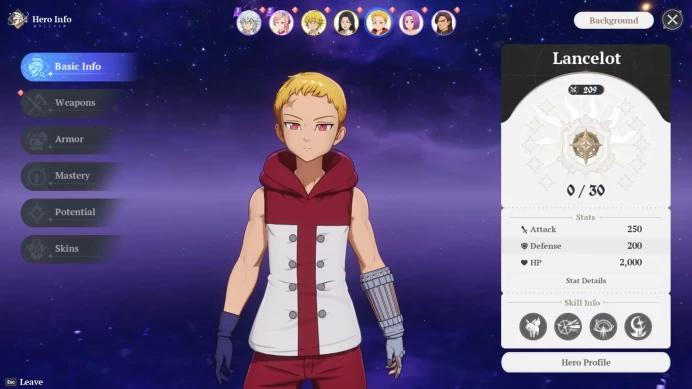 The Seven Deadly Sins Origin | Europe | Start Account | Meliodas, Lancelot, Guila