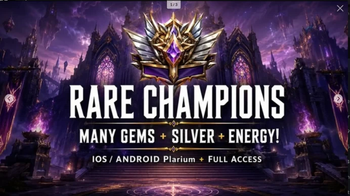 Duchess Lilitu + 85000 + Energy + 54 MILLION Silver + 7700 + gems + Ninja + Arix + Starter Legends + Shards + Other Things + Full Access - IOS /