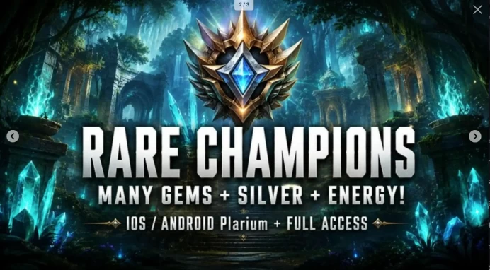 Duchess Lilitu + 85000 + Energy + 54 MILLION Silver + 7700 + gems + Ninja + Arix + Starter Legends + Shards + Other Things + Full Access - IOS /