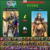 Starter with Mythical - Galathir : 98k energy / 63 mln coins / Valkyrie, Arix, Ninja + 22 Login Legendaries / Madame Serris