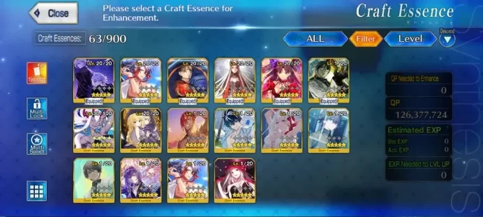 NA |Story Septem Lv 72|5 SSR|Beast Ereshkigal,Summer Kiara,Kazuradrop,Nito Alter,Jeanne Ruler,CE Black Grail|BDay Unset|FGO1089
