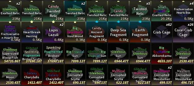 ROBLOX8060 // / / / / / / / / / 1078lvl / / Blade of Glorp / / Duskwire / / Seraphic Rod / / Cerebra / / / / / / / / / / !! /