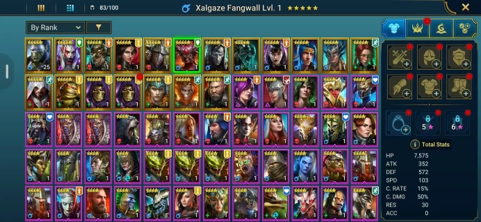 RSL1501 // Start Xalgaze Roric. 10000 gems
