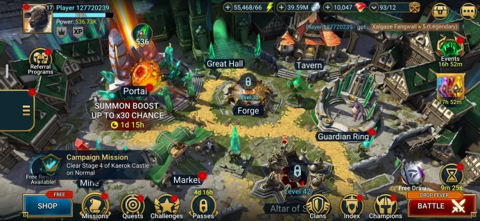 RSL1501 // Start Xalgaze Roric. 10000 gems