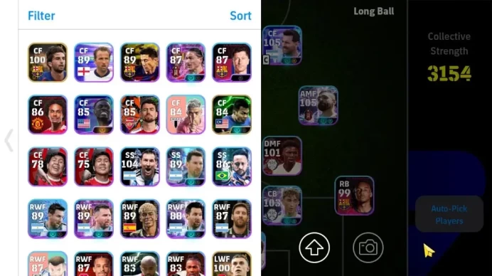 Mobile|PW 3154|Showtime Messi,Salah,Huijsen,Bassey, Epic Bergkamp, Rijkaard,Bebeto|Konami ID|Check SS EFB904Z