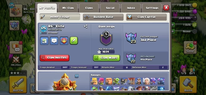 Clash of Clans | TH16 Main Village | TH8 Builder Base | Maxed Equipment